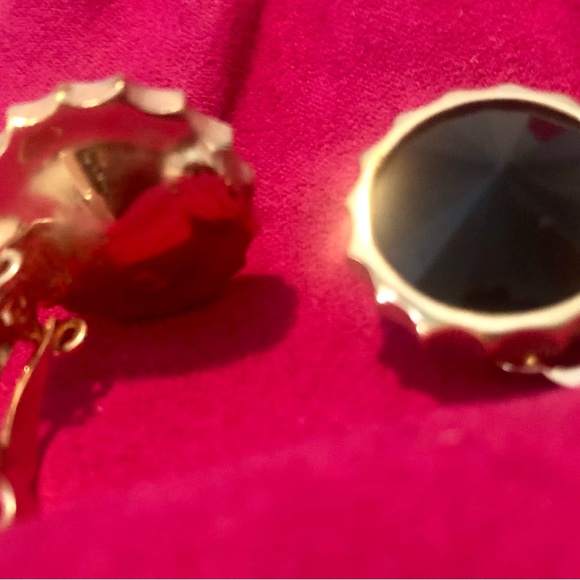 Authentic Swarovski Black Crystal Earrings - Picture 5 of 6